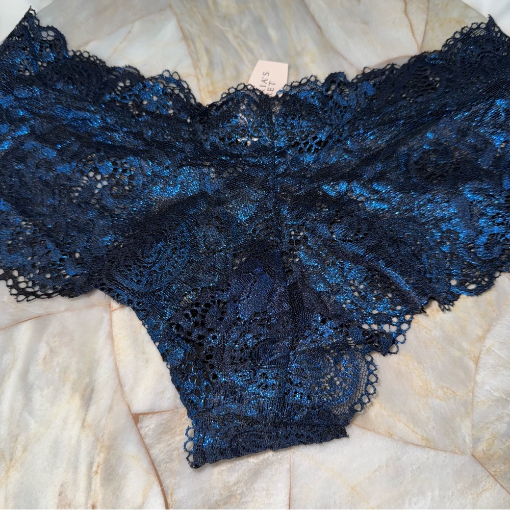 NEW Victoria’s Secret Lingerie Vintage Gorgeous Panties Thong Cheeky Lace Trim